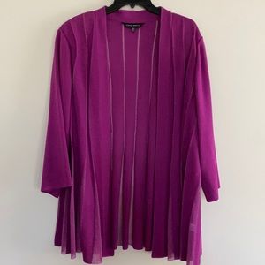 Beautiful Ming Wang 2X open front blazer/jacket.NWOT